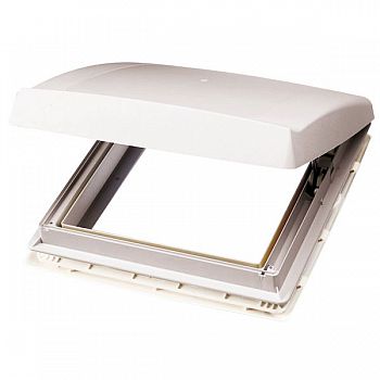 Dachhaube Omni-Vent mit 12 Volt Ventilator 40x40 weiß