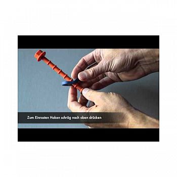 Peggy Peg Haken Normal, 6er Set passend zum Peggy Peg Schraubhering N