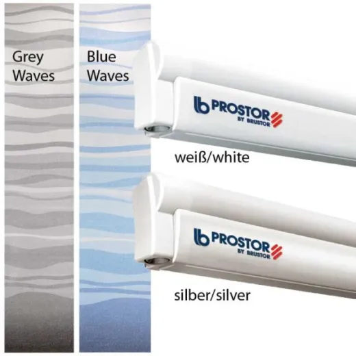 PERFECTROOF PR 2500 - 3,75m Silber / Grey Waves