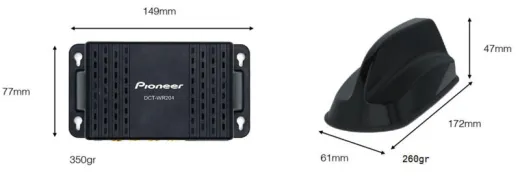 Pioneer Router WR204 inkl. Antenne