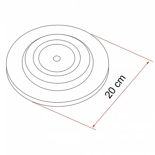 Plates 4er Set - Grau