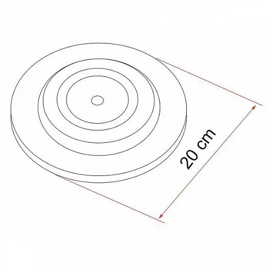 Plates 4er Set - Grau