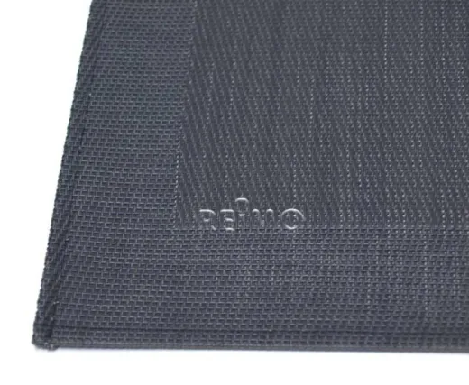 Platzdeckchen 2er Set, 30x45cm, schwarz