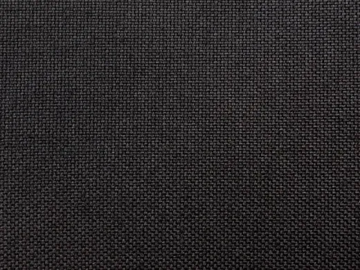 Polst. MB uni schwarz 6m