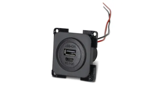 Power USB-C/-A Doppelsteckdose PD/QC