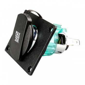Power-Steckdose mit Montageplatte - Bis 20 A