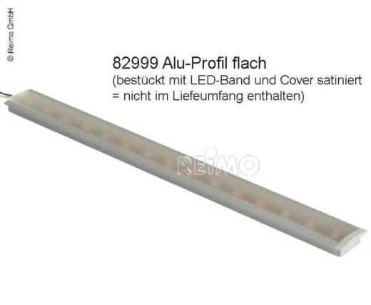 Profil für LED-Bänder Länge 1,5m flach