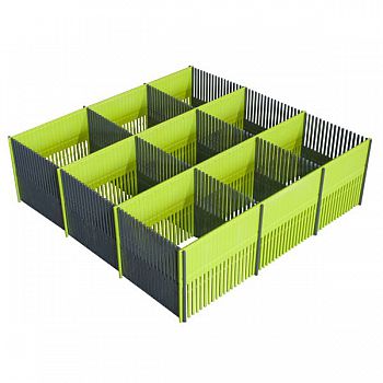 Purvario Stauleisten MAXXI 8-er Pack - lime/anthrazit