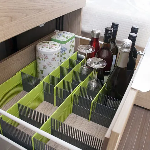 Purvario Stauleisten MAXXI 8-er Pack - lime/anthrazit