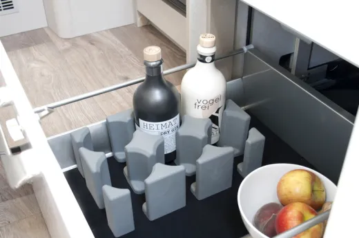 Purvario Glas-/Flaschenhalter, hoch,f. 6 Gläser,Flaschen