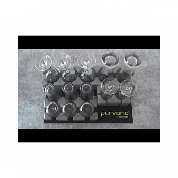 Purvario Tellerassistent 4er-Set, für Teller, Bretter, Platten, Deckel