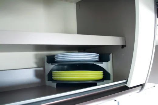 Purvario Tellerhalter H15xB23,5xT23,5cm, verhindert Geschirrklappern