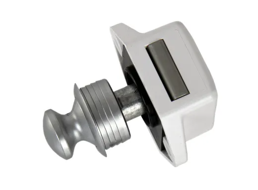 Push Lock Mini - Verchromt matt