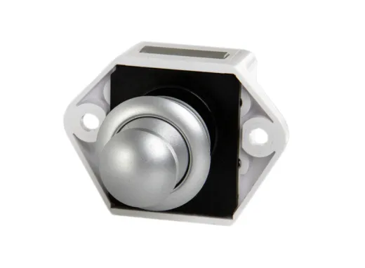 Push Lock Mini - Verchromt matt