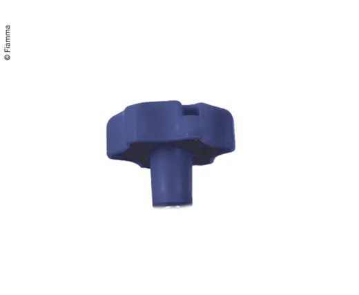 Rändelschraube Carry Bike blau