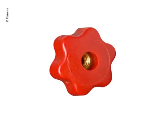 Rändelschraube für Carry Bike M6 rot
