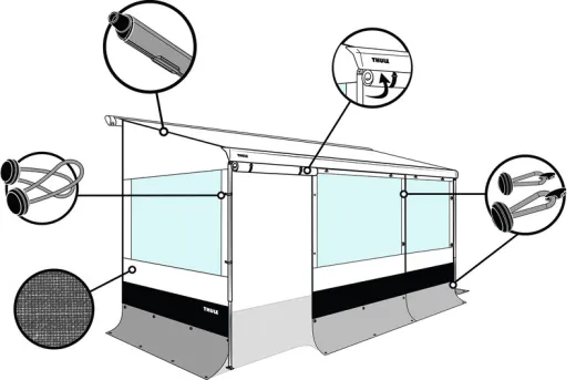 Rain-Blocker G2 Front, 1,3m x 1,85m
