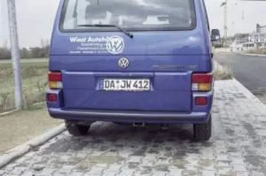 Rammschutzleiste VWT4 KR 6-teilig ab Bj. 3/96, schwarz