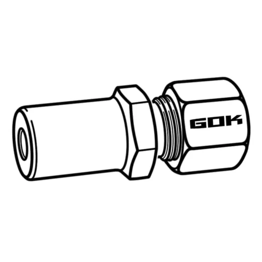 Reduziereinsatz gerade - RST 10 x RVS 8 mm, lose