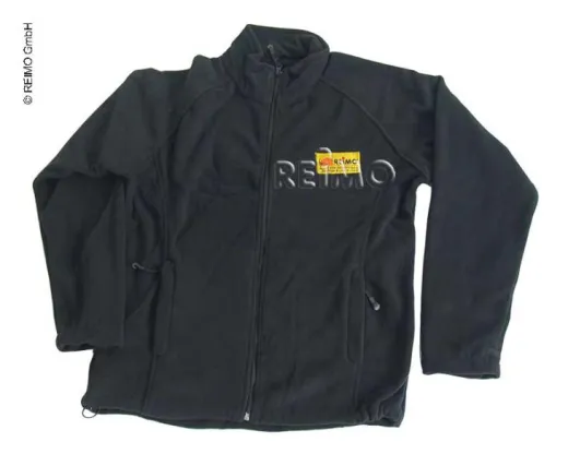 Reimo Herren Fleece-Jacke mit Firmenlogo auf Brusttasche und Rücken Gr.L