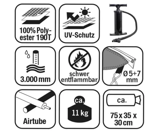 Reisemobilvorzelt One Beam Air High