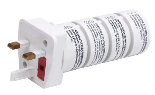 Reisesteckerset 4-teilig, weiß