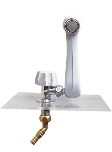 Robuster Auslaufhahn aus Messing mit Perlator