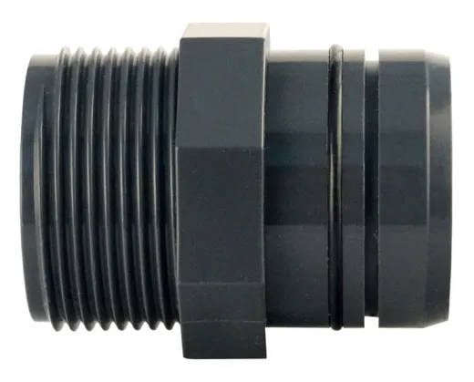 Rohrverbinder 40/32mm gerade m. Außengewinde 1¼"