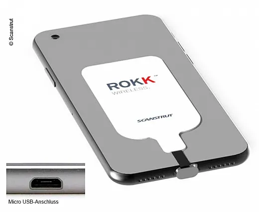 ROKK Universal Micro USB Receiver Patch für Smartphones