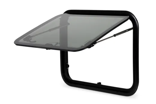 RW Fusion Curved Acrylglas-Sicherheitsglas-Ausstellfenster