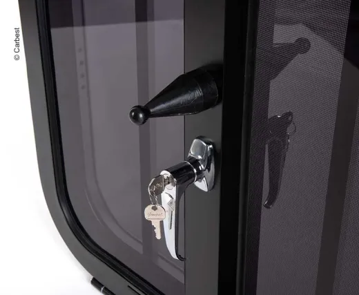 RW-Trailer Pferdeanhänger Fenster mit Gitter und abschließbar, 565x515