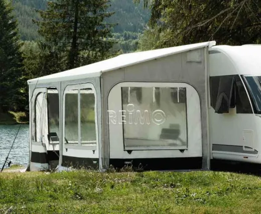 Safari Panorama L 450cm Schwarz/Silber, Höhe 245-259cm für 6200