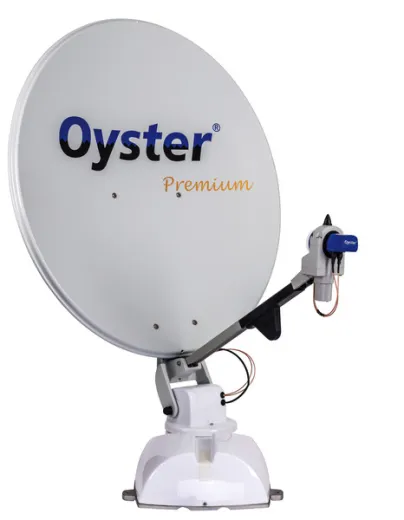 Sat-Anlage Oyster 85 TWIN SKEW Premium Base mit Steuereinheit über TV