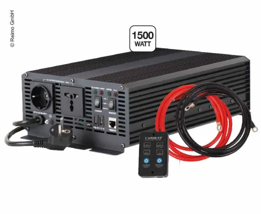 Schaltet automatisch auf 230 V Landstrom um, wenn verfügbar. E8 genehmigt!