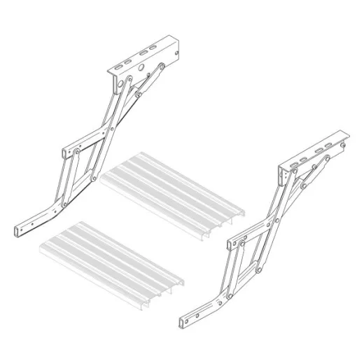 Schere rechts Omnistep 12 V double Alu -
