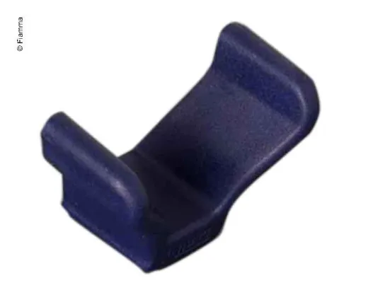 Schienenendkappe blau für Fiamma Fahrradschiene