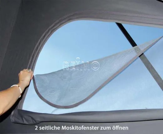 Schlafdach Superflach für VW T5/T6/T6.1 Transporter / Mit Gurtverschluss / Langer Radstand / Hinten hoch