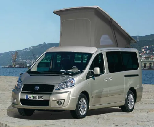 Schlafdachbett für Schlafdach Fiat Scudo langer Radstand