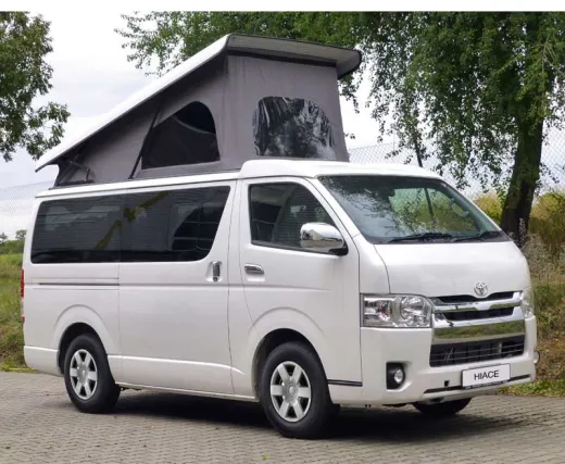 Schlafdachbett Toyota Hiace sfl. vorne hoch 2016