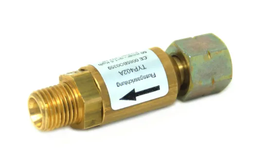 Schlauchbruchsicherung 50mbar 1/4' links
