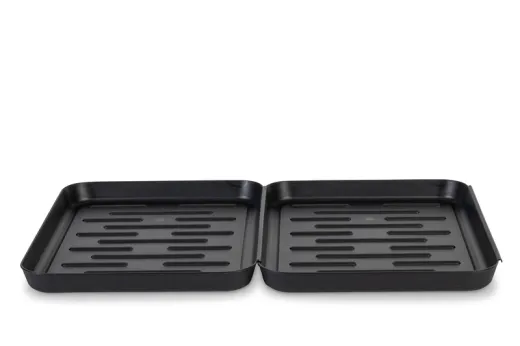 Schuhabtropfschalen, 2er Set - Schwarz