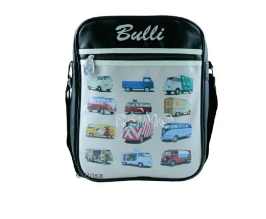 Schultertasche im Hochformat in klassischem VW Bulli Retrostyle