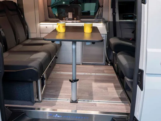 Schwenkgestell für Grizzlyschiene, freistehend, trennbar, geriffelt,40mm