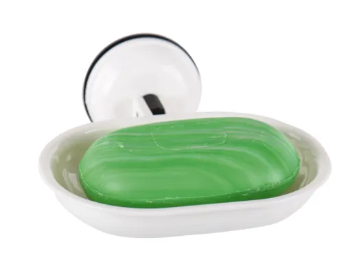 Seifenhalter mit Saugnapf, weis, bis 2kg