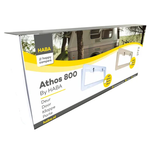 Serviceklappe Crusader Athos - 840 x 345 mm, cremeweiß