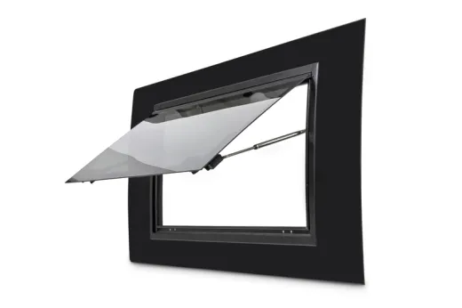 SICHERHEITSGLAS-AUSSTELLFENSTER FÜR CAMPINGBUSSE UND MAXIVANS