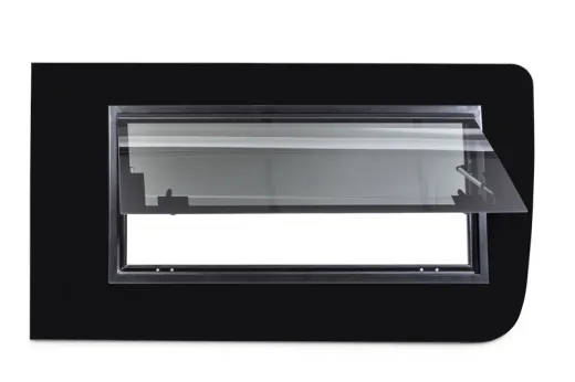 SICHERHEITSGLAS-AUSSTELLFENSTER FÜR CAMPINGBUSSE UND MAXIVANS