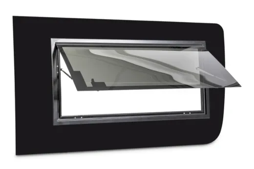 SICHERHEITSGLAS-AUSSTELLFENSTER FÜR CAMPINGBUSSE UND MAXIVANS