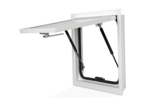 Sicherheitsglas-Ausstellfenster RW Explorer für Expeditionsmobile - Weiß