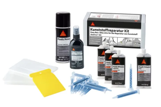 SikaForce 302 Kunststoffreparaturkit, Easy Box, schwarz